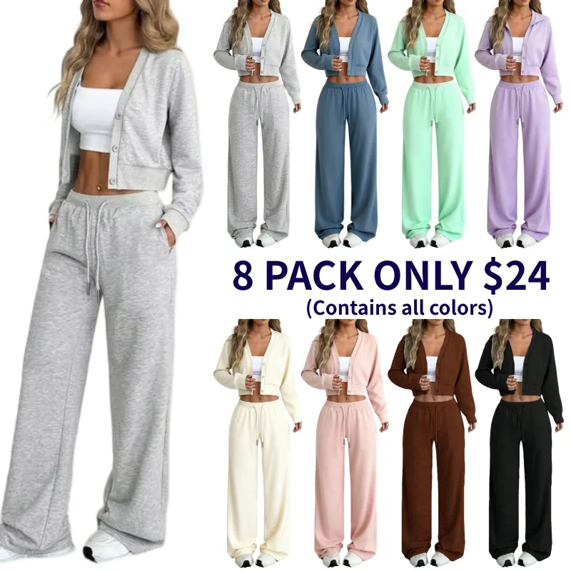 Women's Long Sleeve Jacket & Pants Set