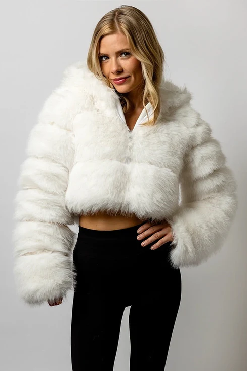 Light Up the Party: Frost White LED Coat