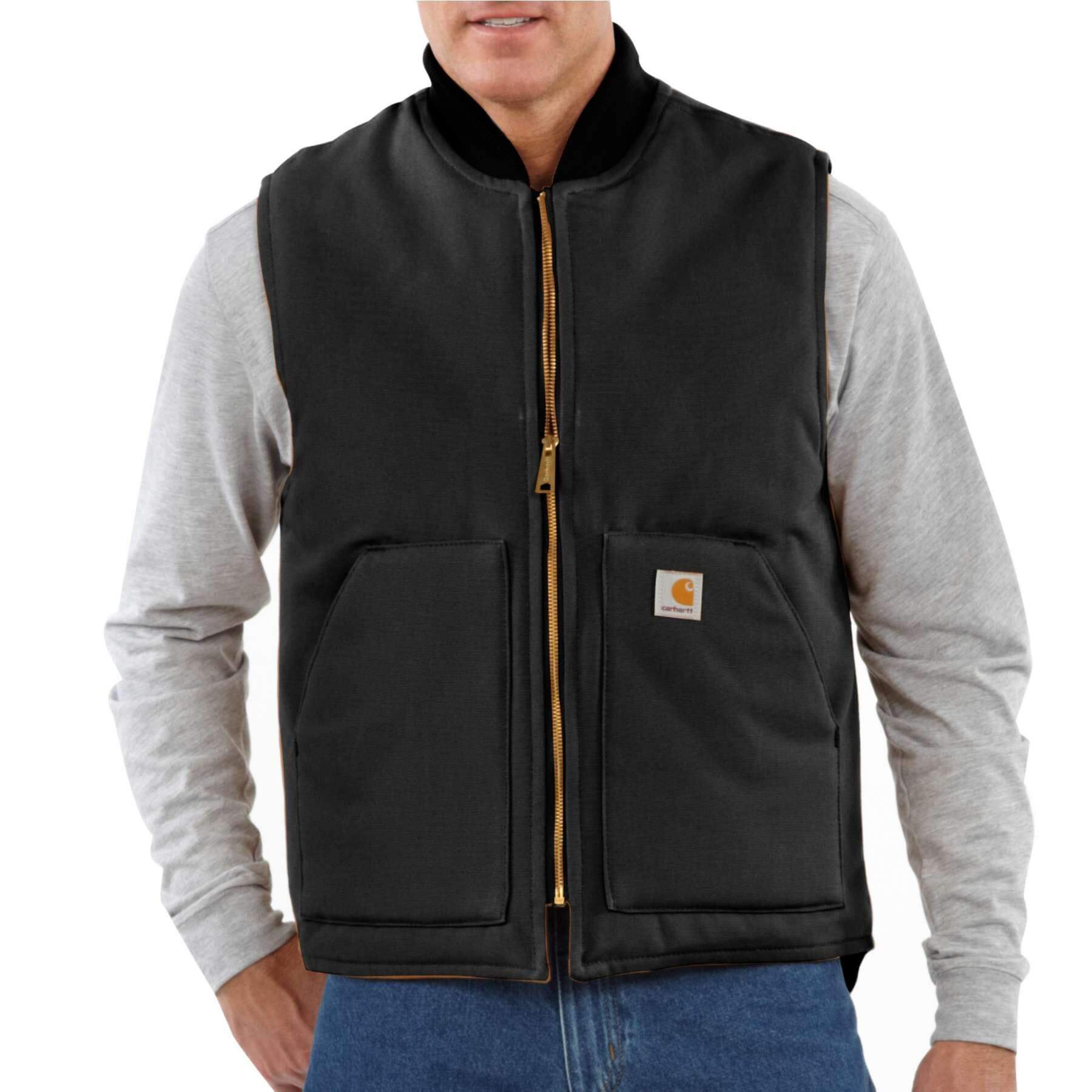CHT Relaxed Fit Firm Duck Insulated Rib Collar Gilet Vest V01