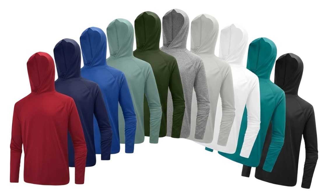 Men's Lightweight UPF50+ Sun Protection Performance Hoodie