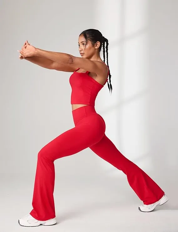 No Front Seam Flare Leggings