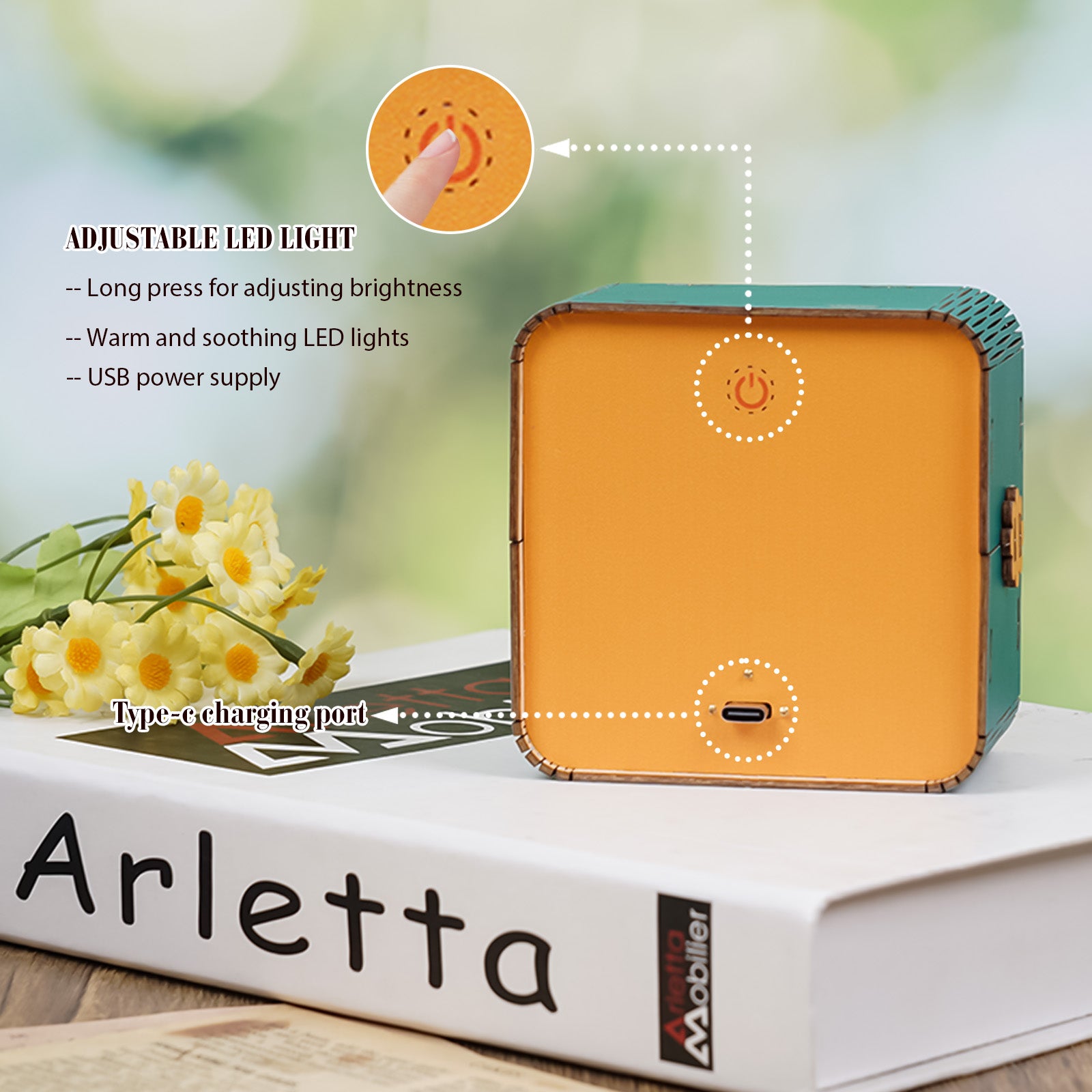 Sunset Wilderness Path Kit - 3D Wooden Puzzle Night Light