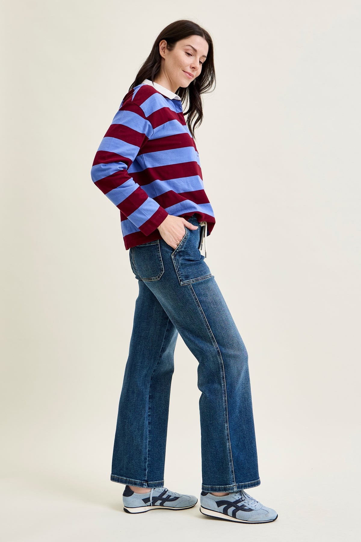 Blair High Rise Drawstring Wide Leg