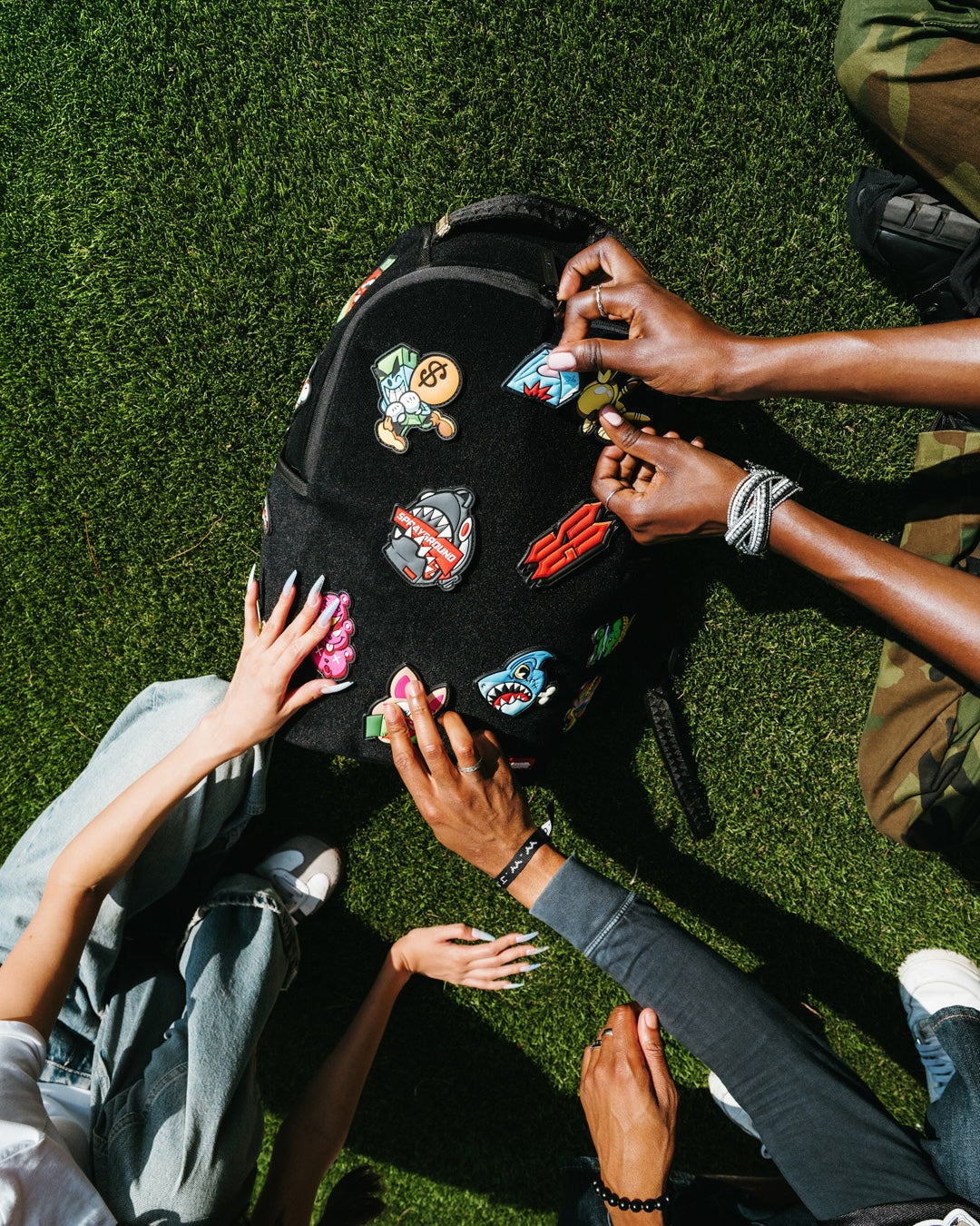 STUCK ON YA - VELCRO PATCH BACKPACK