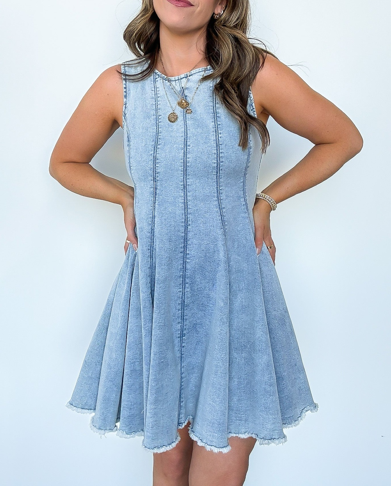 Darling Forecast Denim Dress