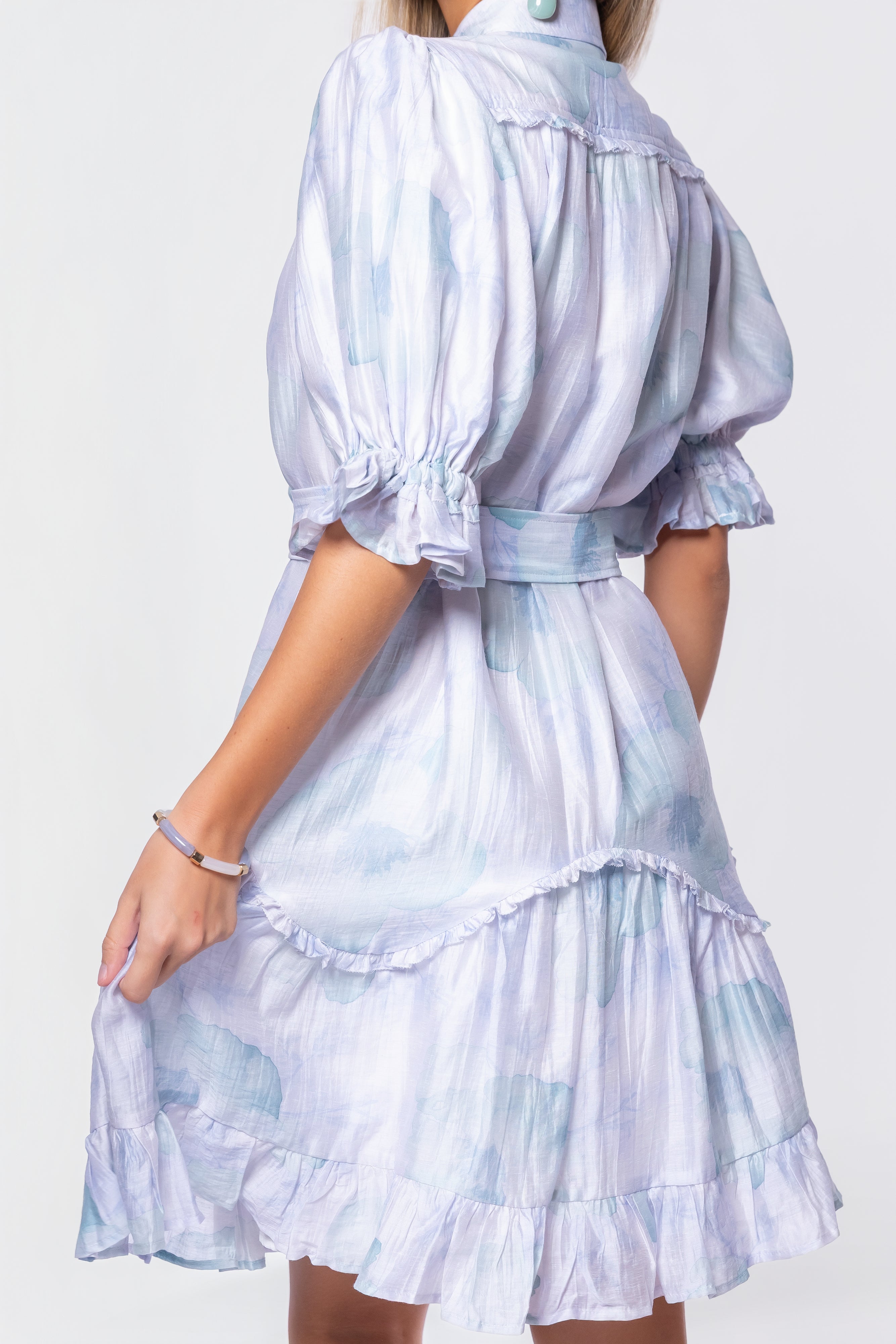 Juni Dress (Green Blue)