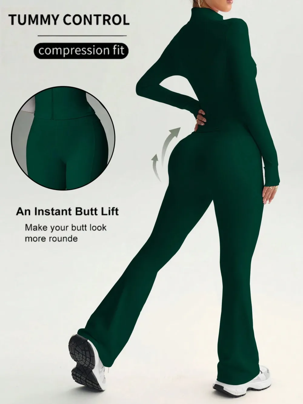 Women's Street Style 2-Piece Bodycon Activewear Set