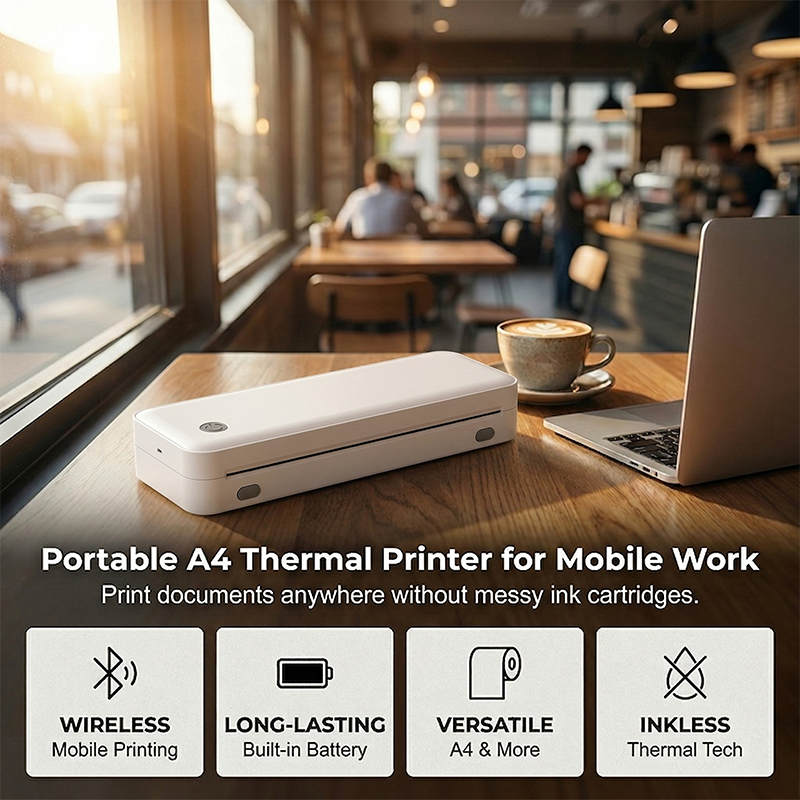 Portable A4 Thermal Printer
