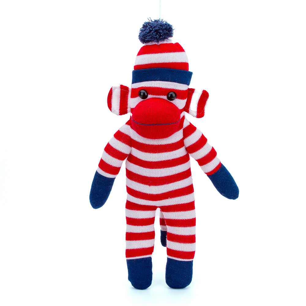 Sock Monkey 16inch Red