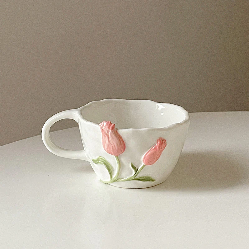 Sculpted Tulip Porcelain Tableware