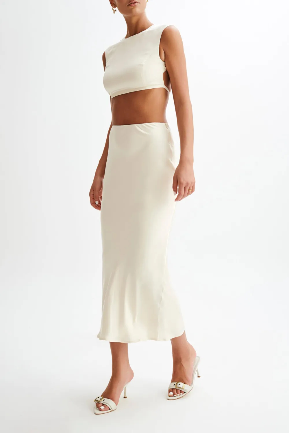 Satin Maxi Skirt