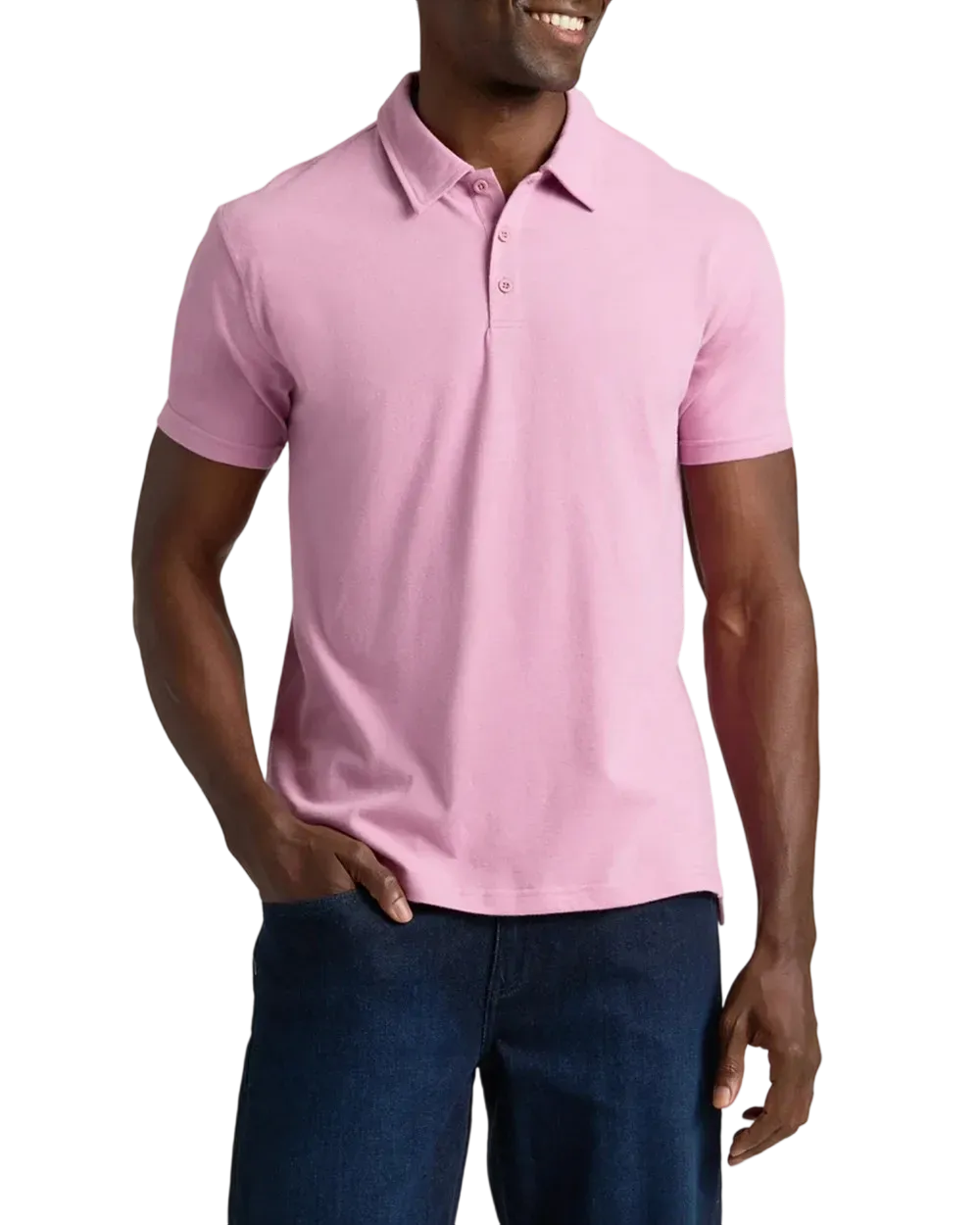 RL Men'S Casual Business POLO Shirt, Breathable Pique Fabric,Classic Polo