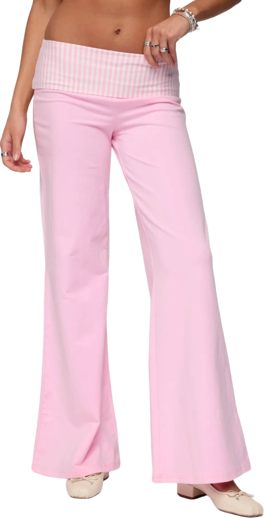 Striped Fold Over Pants (Just $4 Each!)