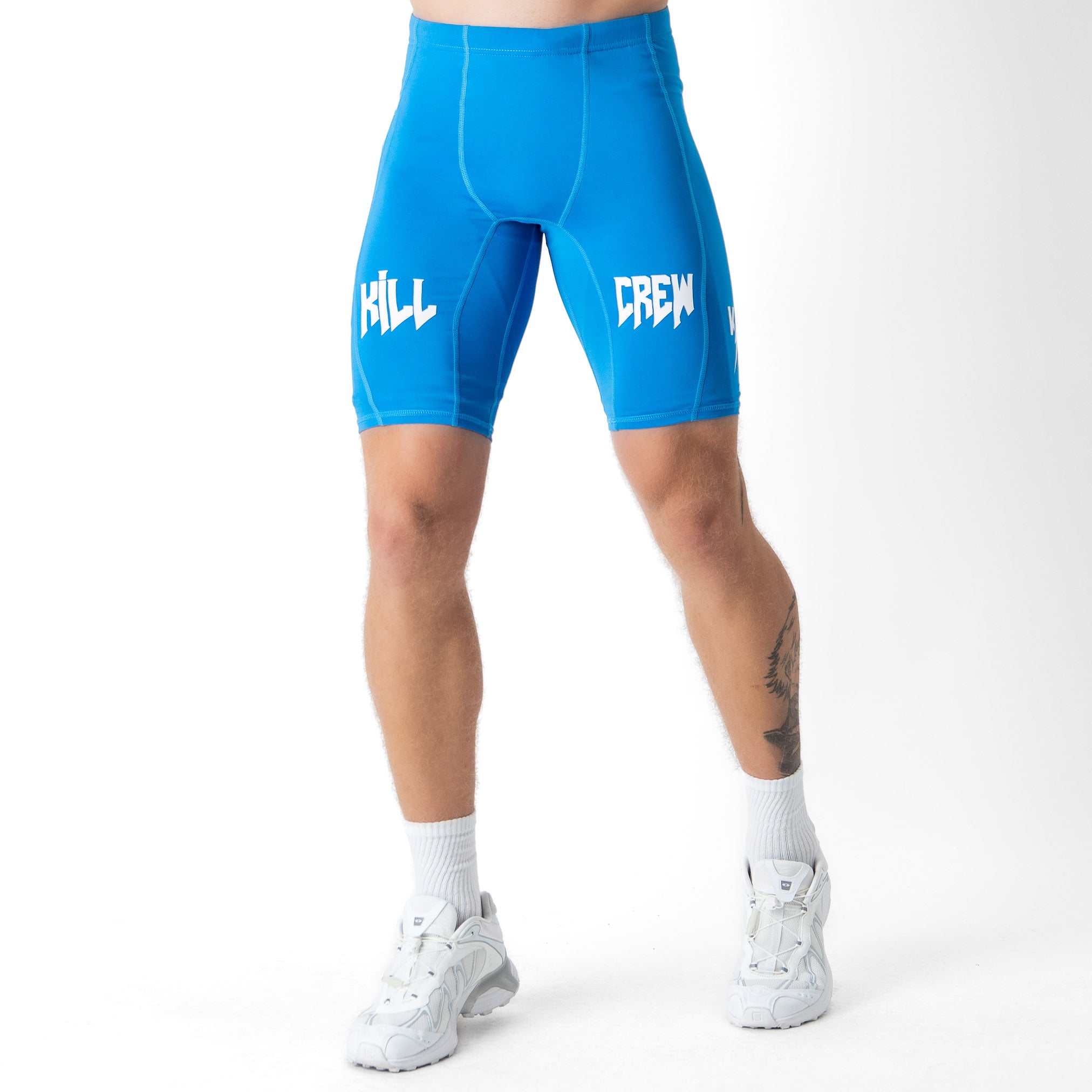 TIRADE TECH COMPRESSION SHORTS - BLUE