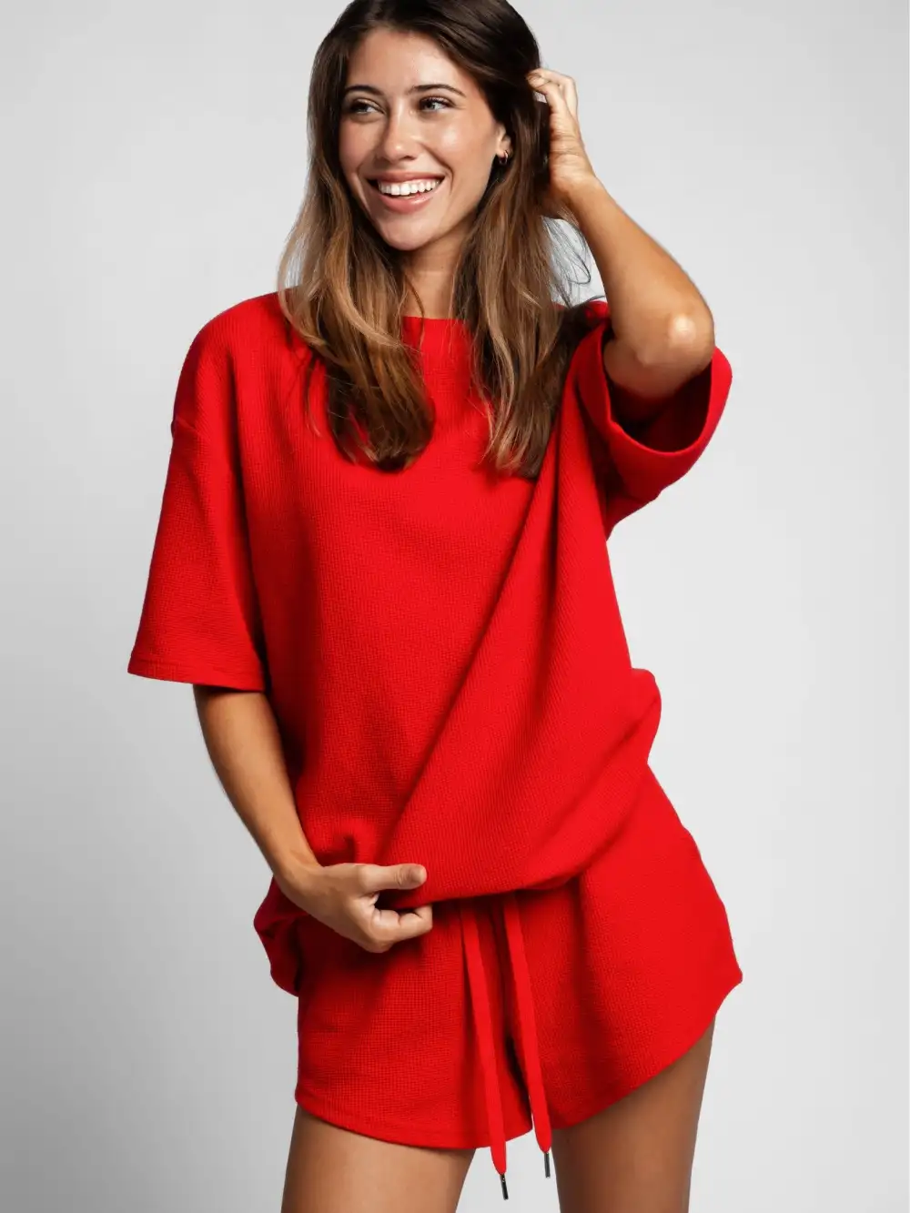 Unisex's Waffle Lounge Set