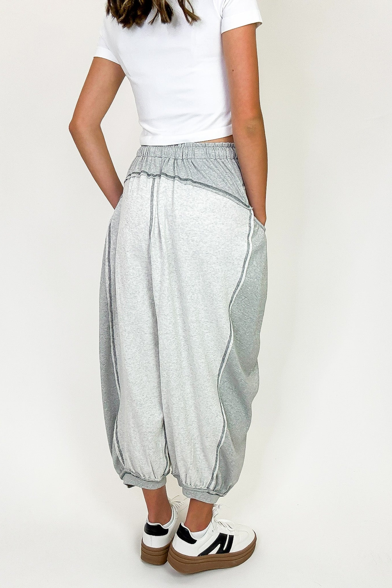 Contrast Ease Flowy Lounge Pants