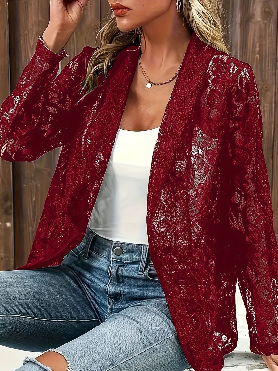 Women's Lace Shirt Jacket