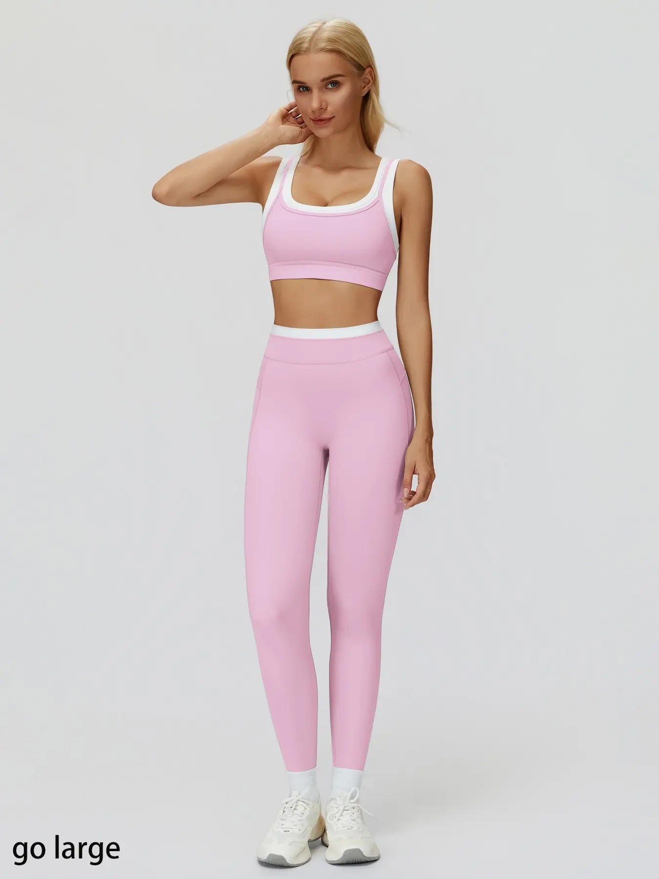 💪💪💪Women's Ribbed Two-Piece Workout Set