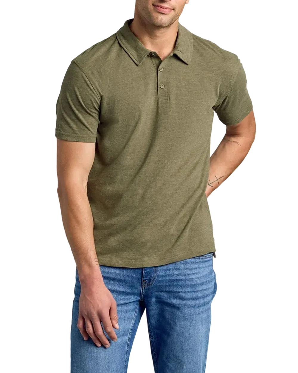 RL Men'S Casual Business POLO Shirt, Breathable Pique Fabric,Classic Polo