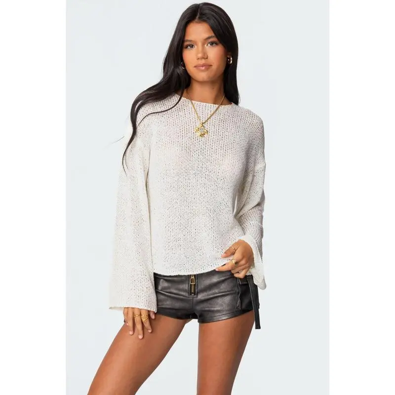 Drop Shoulder Light Knit Sweater  (Just $3 Each!)