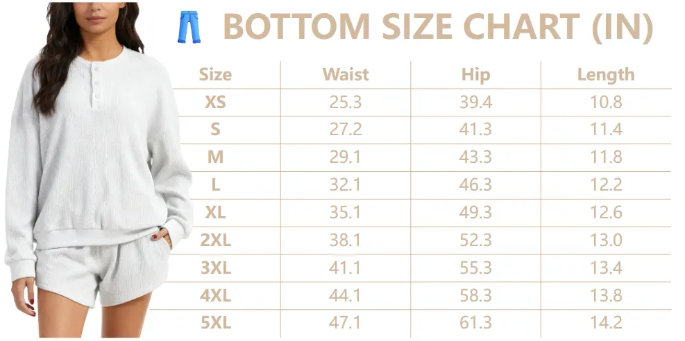 Women's Oversized Waffle Knit Lounge Set