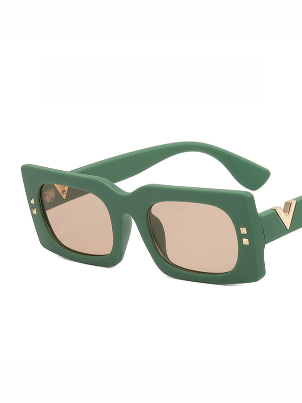 Geometric Sun-Protection Sunglasses Accessories