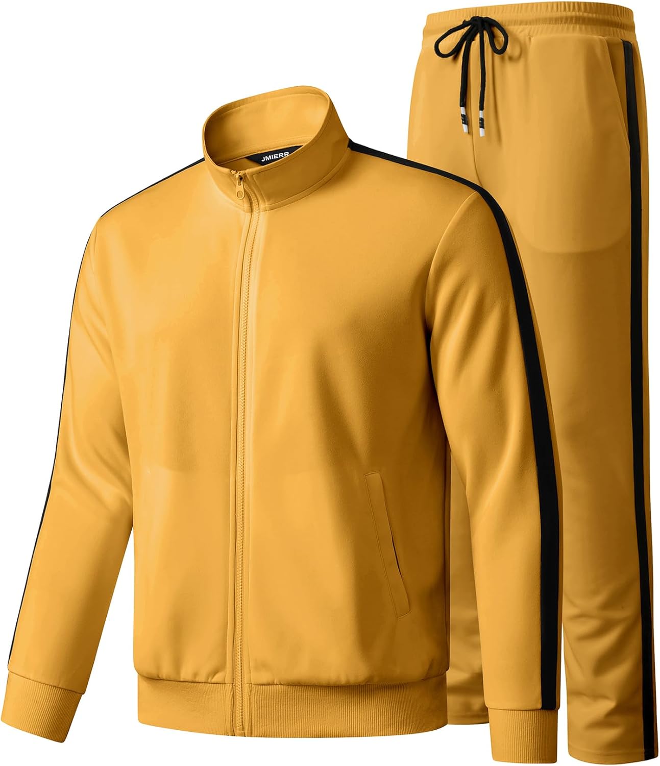 Men's Track Suits Sweatsuits 2 Piece Full Zip Sports Outfits Set Sweatshirt and Joggers Sweatpants