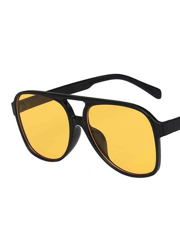 Geometric Sun-protection Sunglasses Accessories