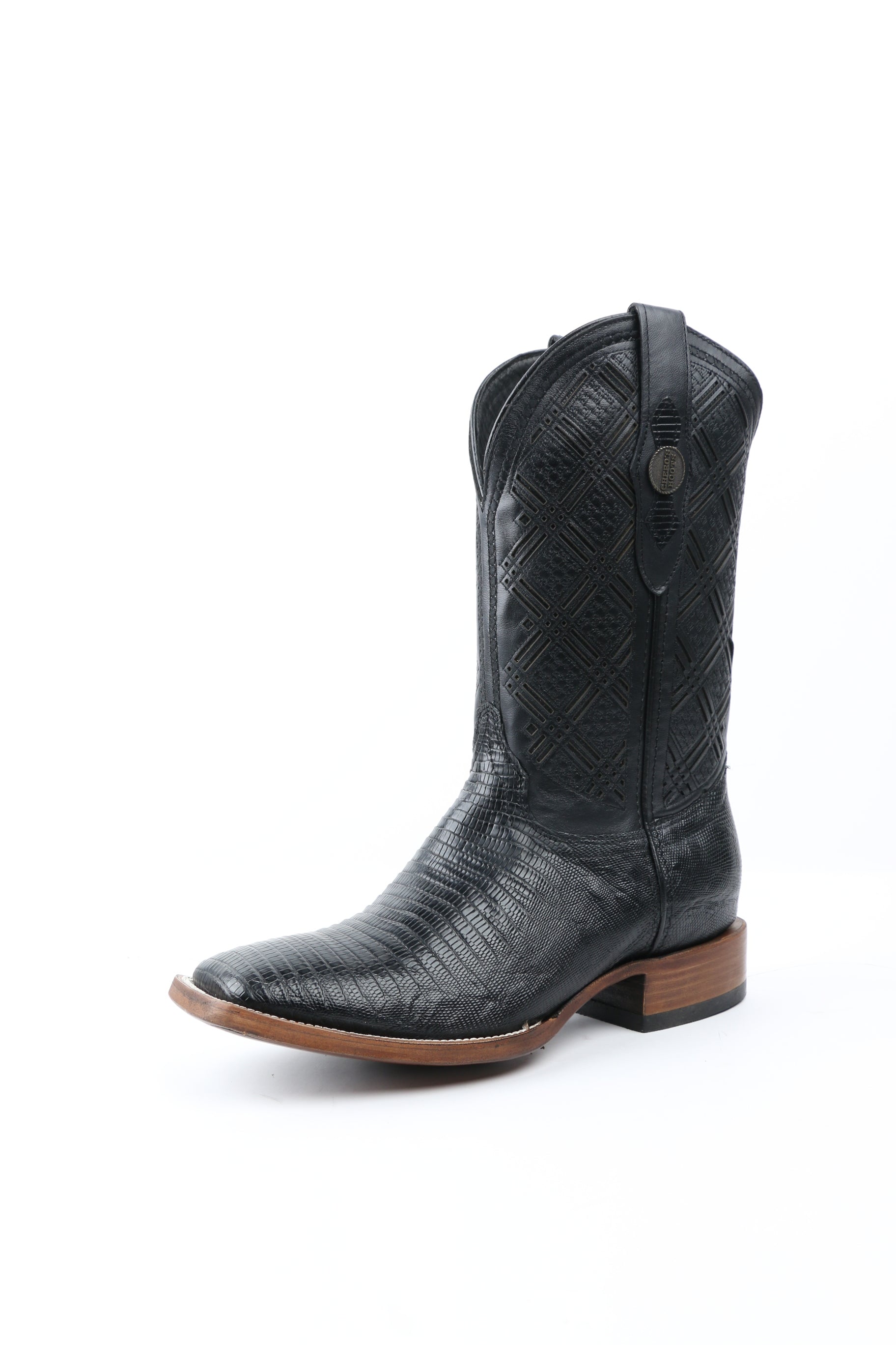 Chero's Premium Exotic Teju Lizard Noir Clearance Sale 70%OFF