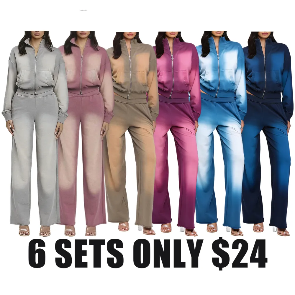 Washed Effect Tracksuit