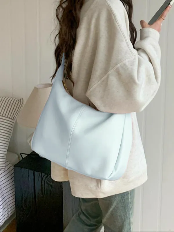 Women's Solid Color Shoulder Bag