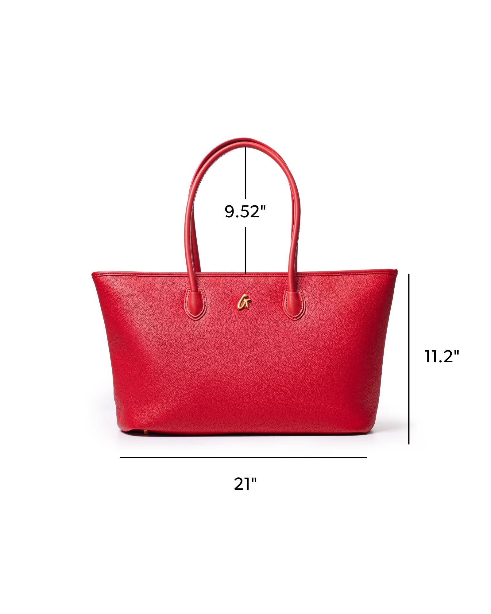 PEBBLE TOTE BAG - RED