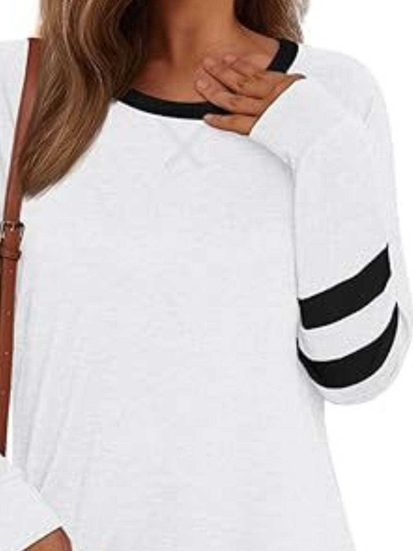 Casual Striped Round Neck T-Shirt