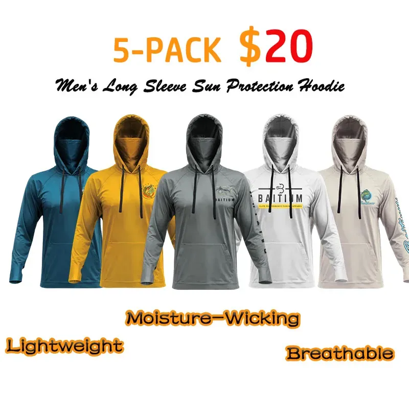 U Premium Outdoor Wear, Sun Protection, Lightweight, Breathable, Moisture-Wicking -Fishing Shirts us