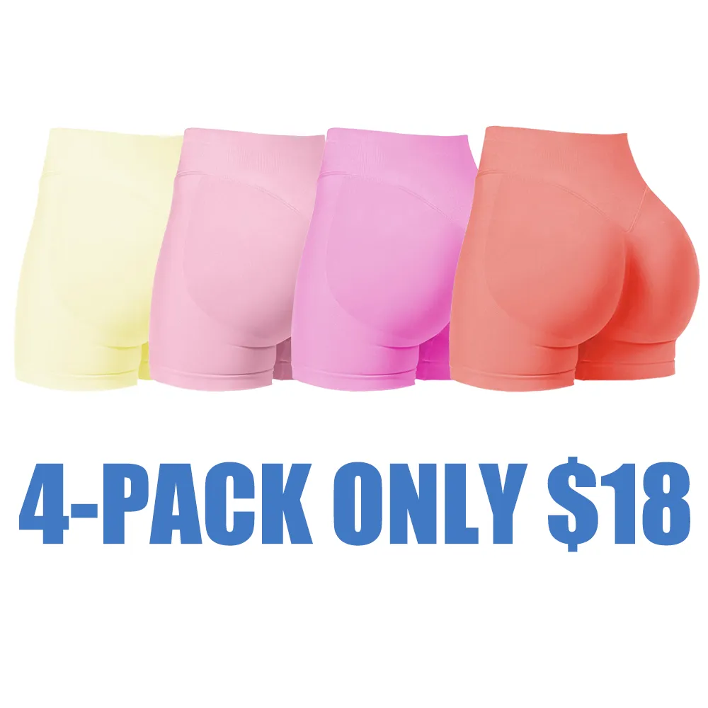 Form-fitting Stretch High-waisted Elastic Shorts