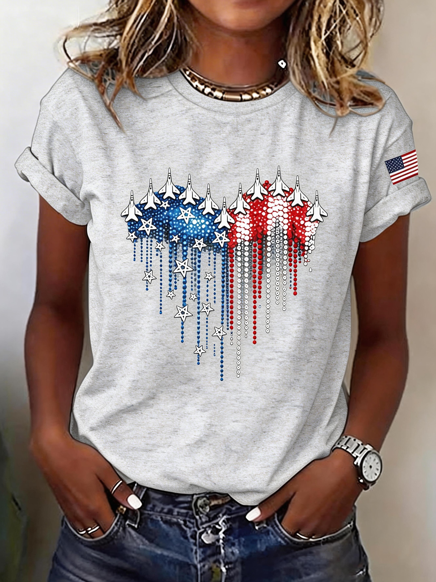 Freedom Fighter Heart Graphic Tee