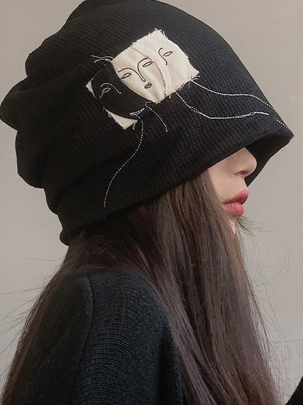Original Casual Cool Applique Knitting Hat