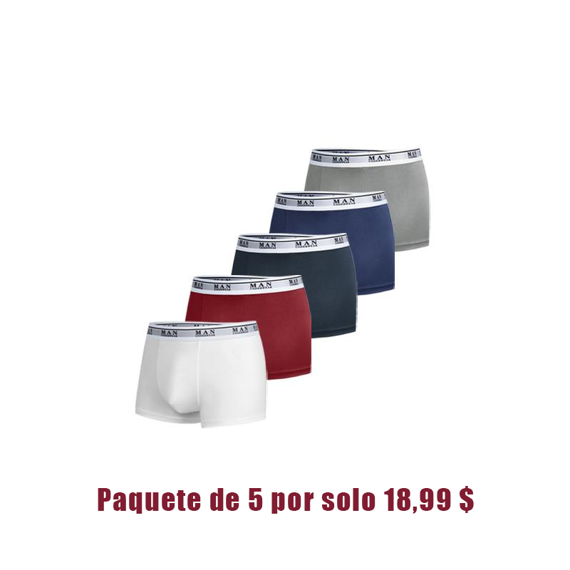 Paquete de 10 calzoncillos bóxers esenciales para hombre