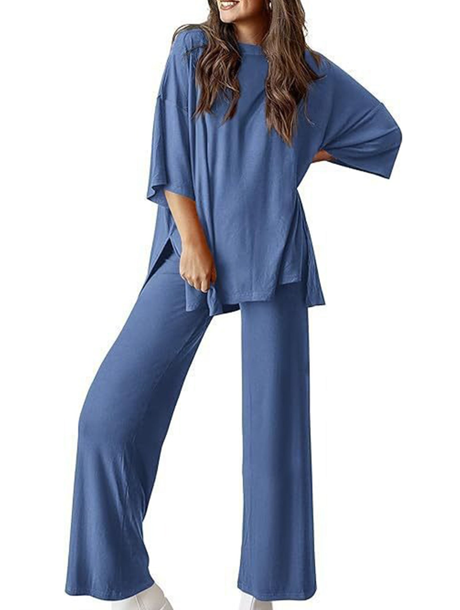 Loose Fit Casual Two Piece Set_CWSTB01013