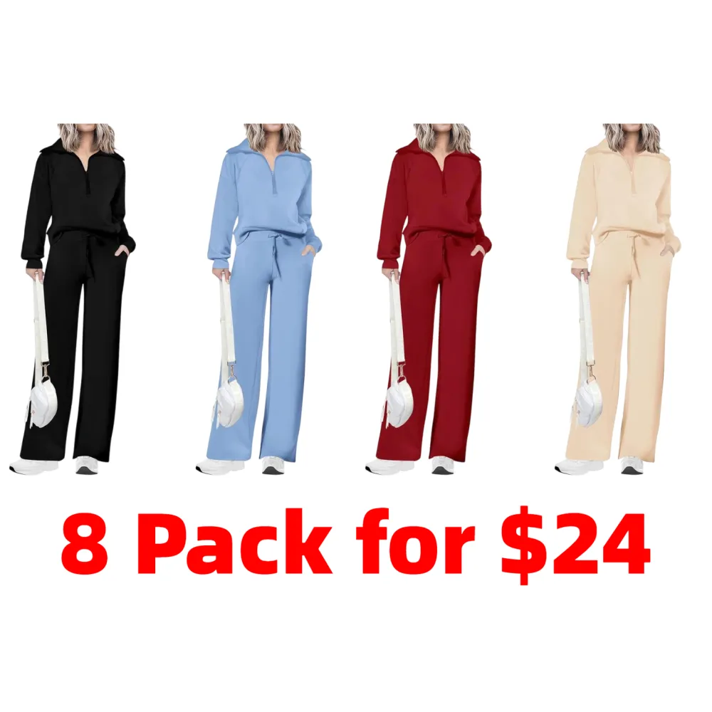 Women's Casual 2-Piece Sweatsuit Set