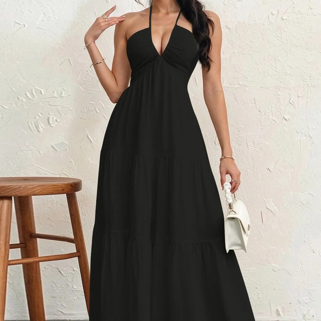 Women's Plain Dress, Summer Clothes Women