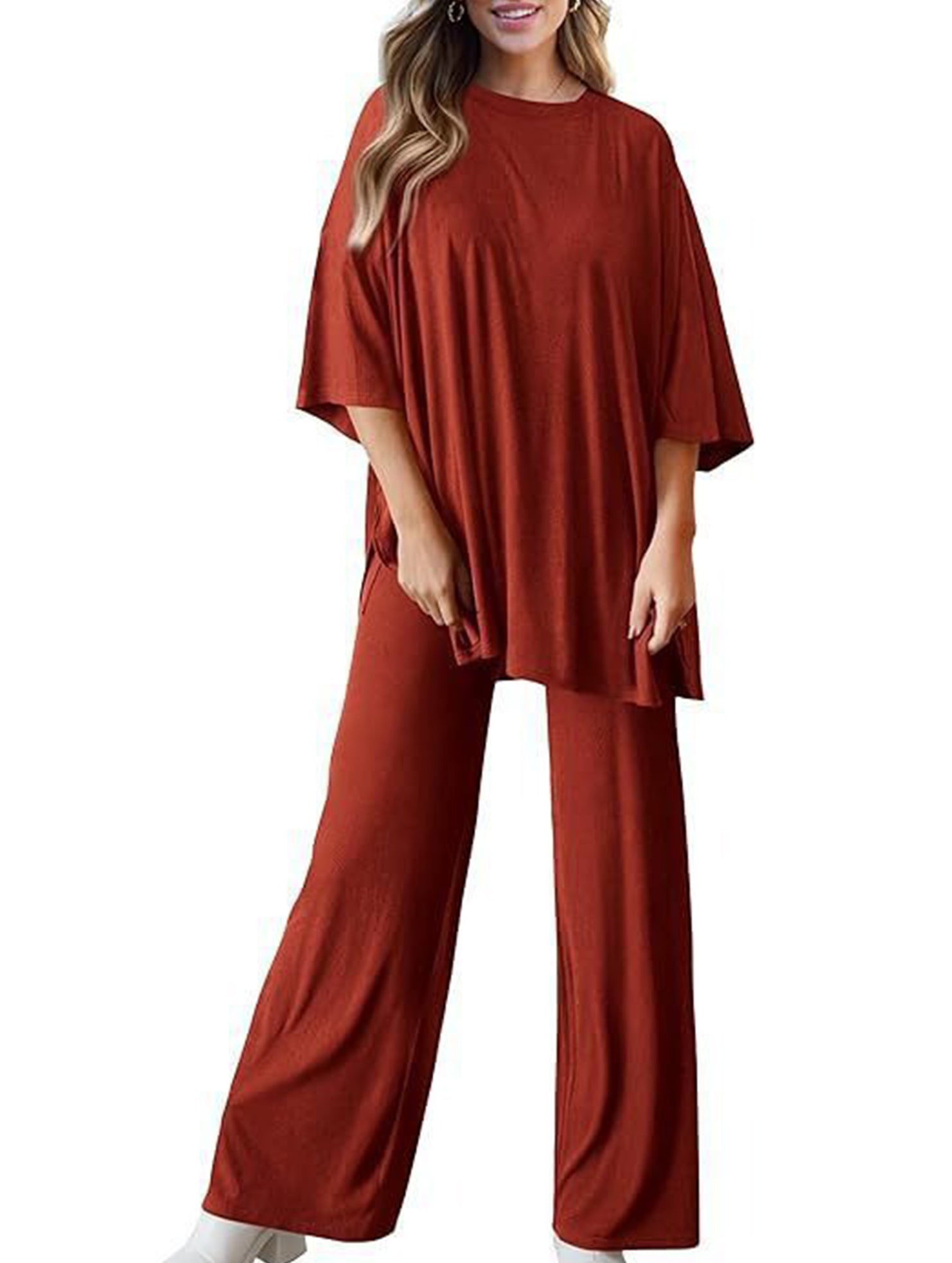 Loose Fit Casual Two Piece Set_CWSTB01013