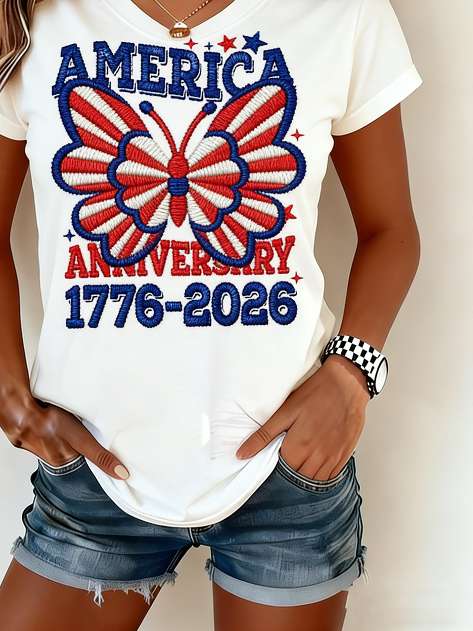 Crew Neck Vintage T-Shirt