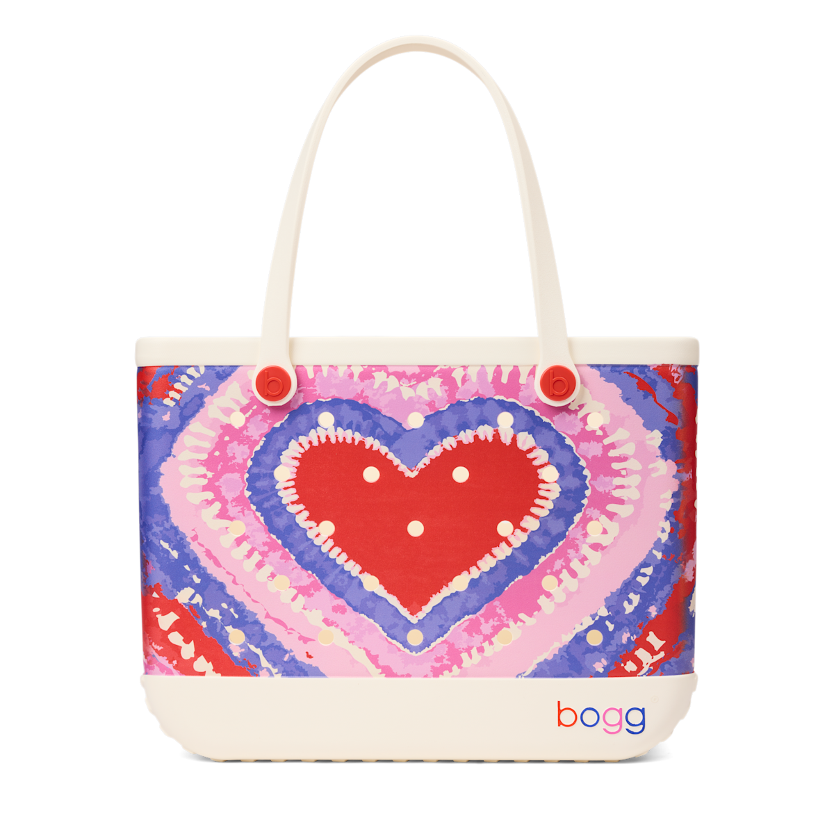 Original Bogg Bag - Dye-licious Heart Buoy Red