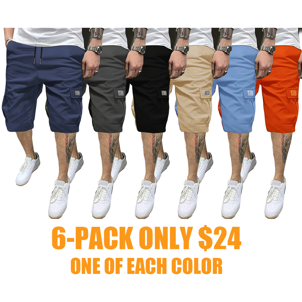 Men's Shorts Slanted Pockets Versatile Casual Wear