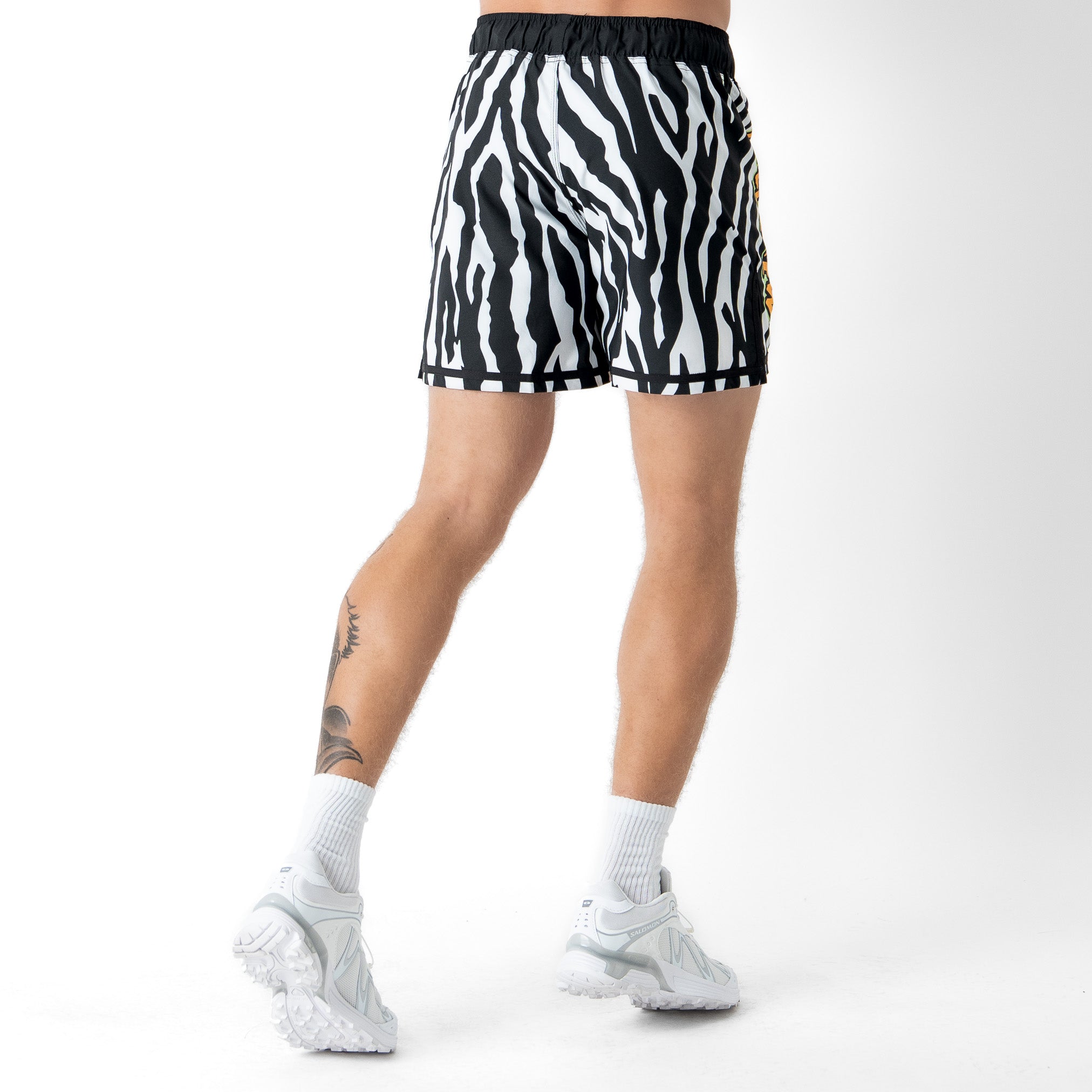 BSEM FIGHT SHORTS (THAI CUT) - ZEBRA