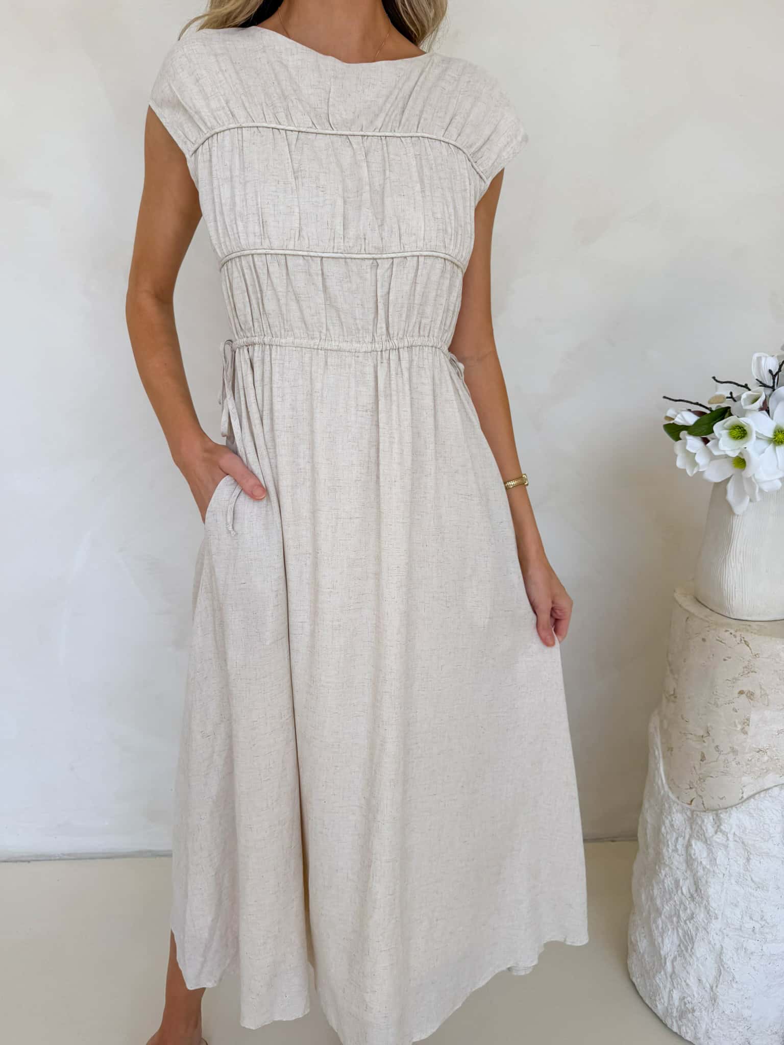 Bella Dress - Natural