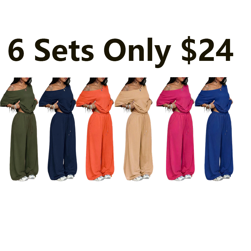 Women's Wide-Leg Lounge Set