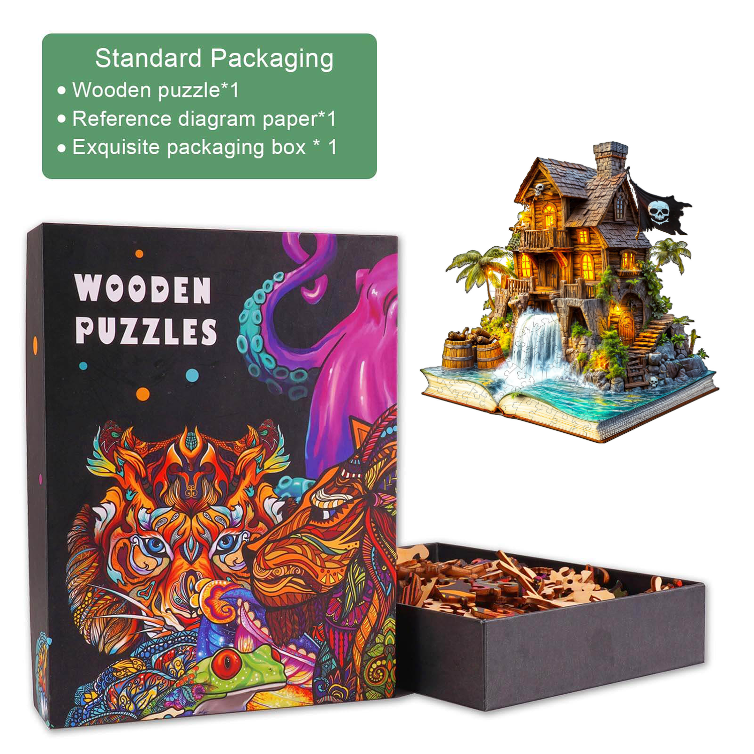 Pirate cabin-1 Wooden Jigsaw Puzzle