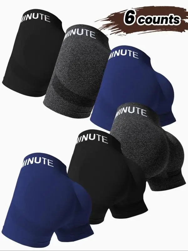 Women's Letter Print High Waist Athletic Sports Shorts (Less than $3!)